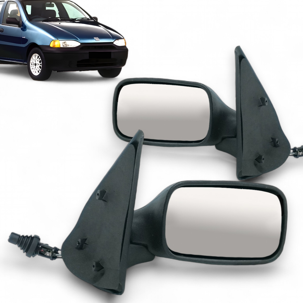 Retrovisor Palio Siena 96 97 98 99 2000 C/controle 4pts