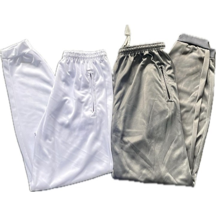 KIT COM 2 CALÇAS CASUAL FIT - COM BOLSO E ZÍPER - CORES E TAMANHOS SORTIDOS - NOVO ESTILO.