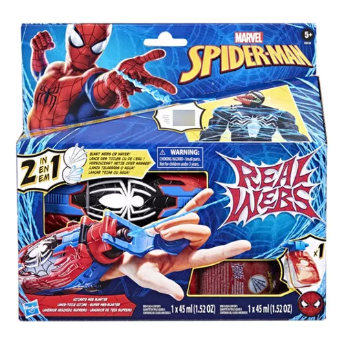 Lançador Spiderman Webs Ultimate Blaster - Hasbro F8734 em Oferta na Shopee