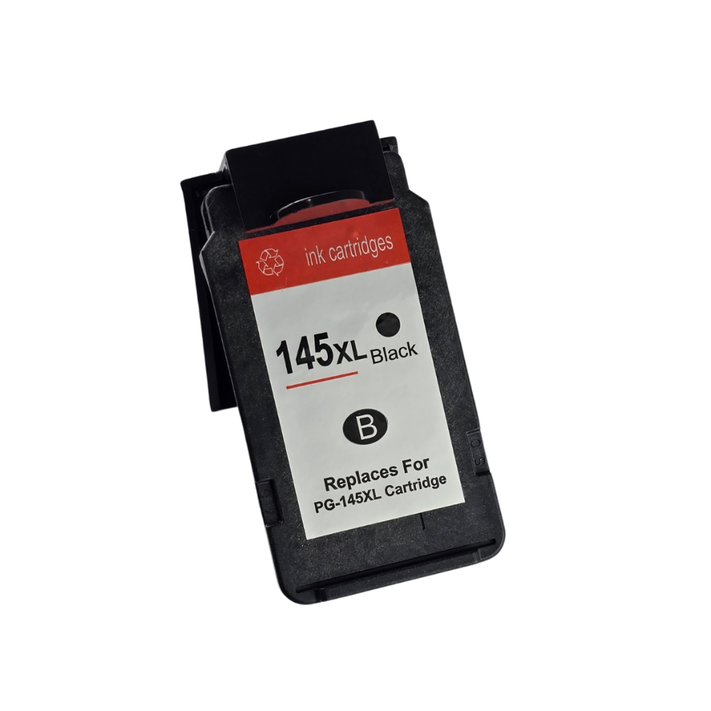 Cartucho Canon Pg 145xl Black Fine Cartridge IP2810, MG2410, MG2510, MG2910, MG3010, TS3110 Preto