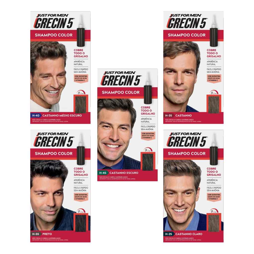 Shampoo Color Grecin 5 Just for Men