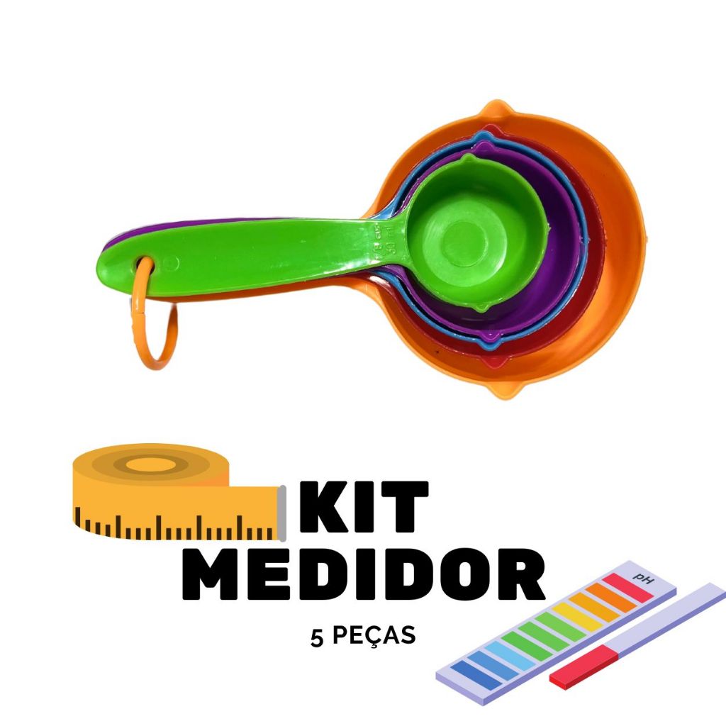 KIT MEDIDOR - 5 PEÇAS