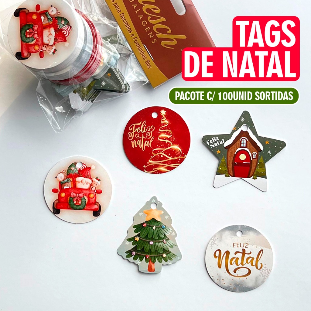 100 Tags Natal Frases Sortidos