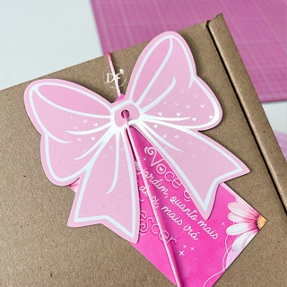 10 ou 25 TAGs Laço para presentes ou encomendas | Fosco com verniz localizado em Oferta na Shopee