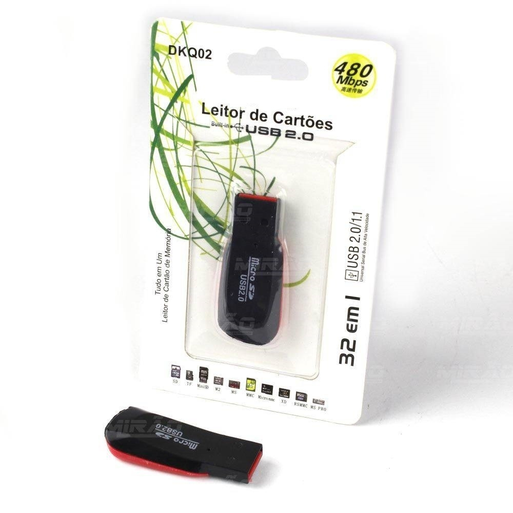 Leitor de Cartão Micro Sd para USB em Oferta na Shopee