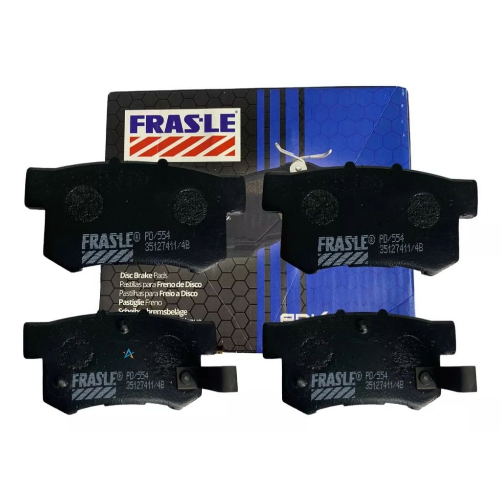 Jogo Pastilha de Freio Traseira Original Fras-le Accord Civic 1.6 1.8 2.0 16v em Oferta na Shopee