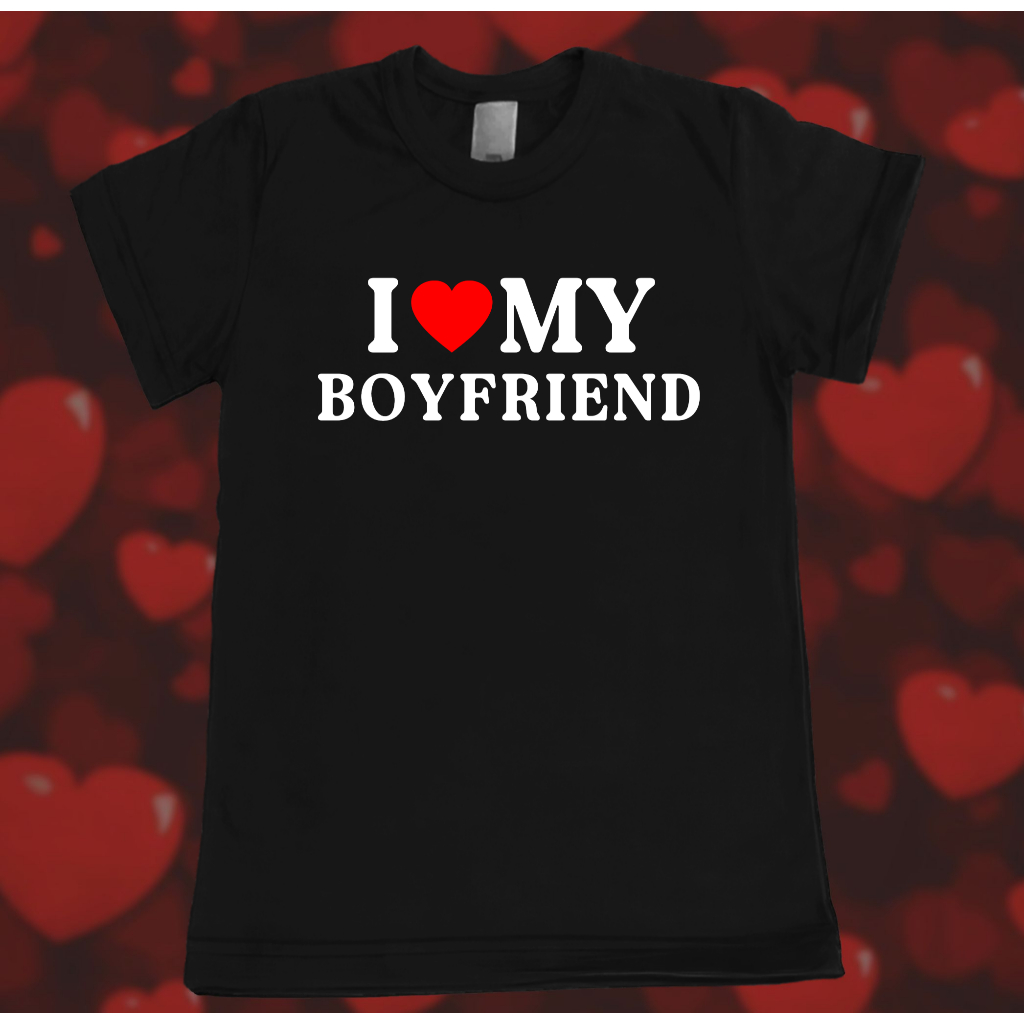 Camiseta I love my Girlfriend, boyfriend / amo minha namorada, namorado / camiseta de casal / 100% algodão
