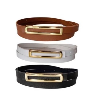 Cinto feminino fino. Cinto com fivela