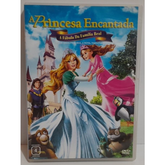DVD A Princesa Encantada: A Fábula Da Família Real - Sony (Mídia Impecável) - 2014