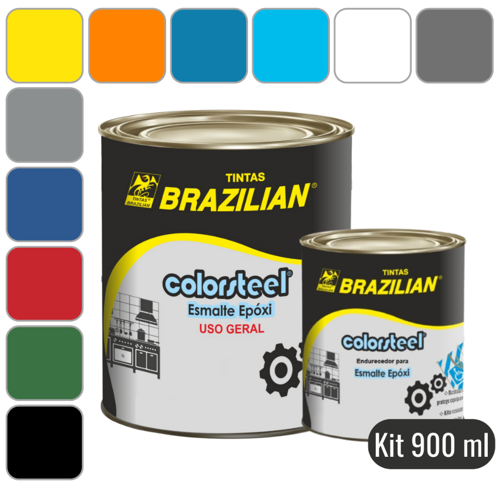 Tinta Epóxi Para Pisos De Banheiros E Cozinhas 900ml