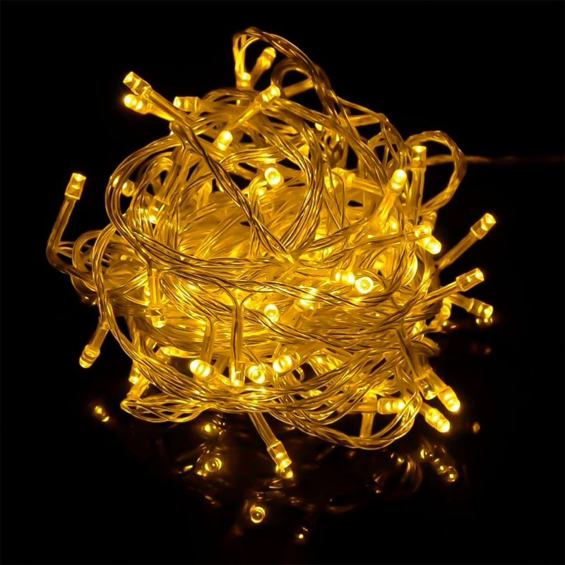 220v Pisca Natal Cordão 100 Leds 10m 8 Funções Varias Cores em Oferta na Shopee