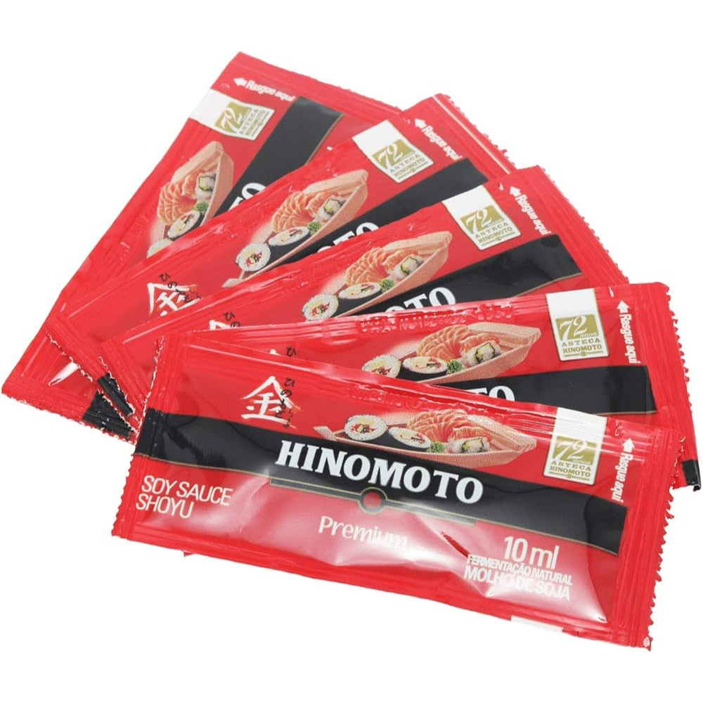 Detalhes do Sachê Shoyu Premium 10ml Hinomoto - Caixa C/ 250 Unidades