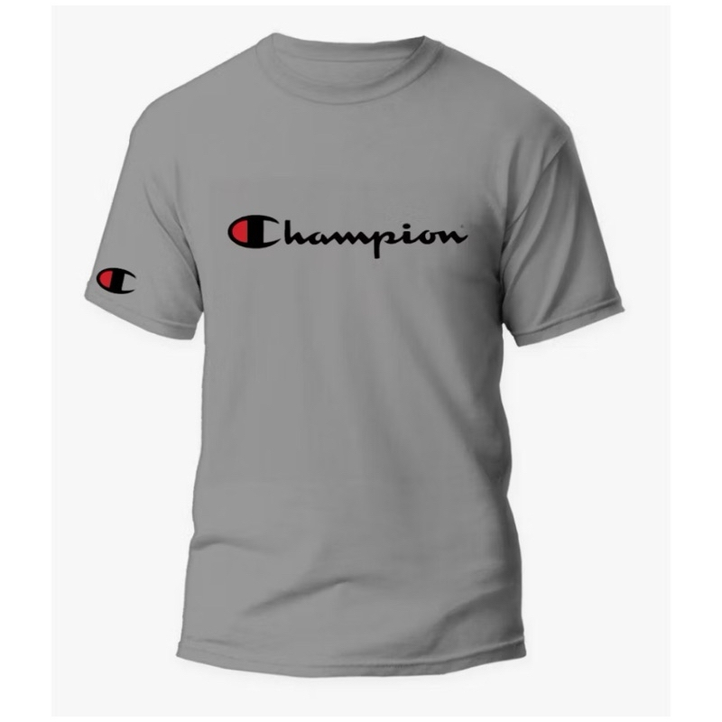 Camiseta Champ Premium estampado manga e peito confeccionado em algodão