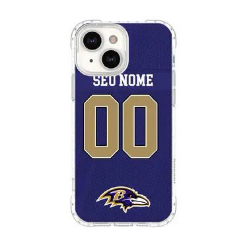 Capa de Celular Inspirada Baltimore Ravens P/ Iphone, Samsung, Xiaomi, Motorola, Lg e Variedade de Aparelhos