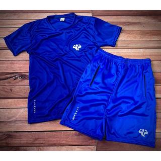Kit Masculino Camisa + Bermuda Para Treinar Ultra Leve Confortável Costura Reforçada Logo…
