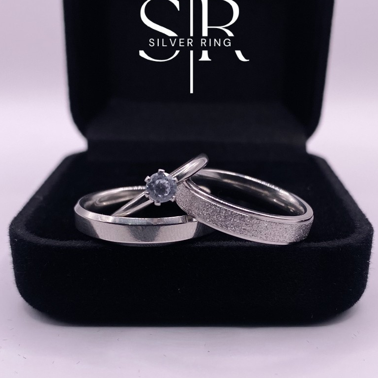 Aliança Preta e Prata - Comprar com Melhor Preço em Anéis