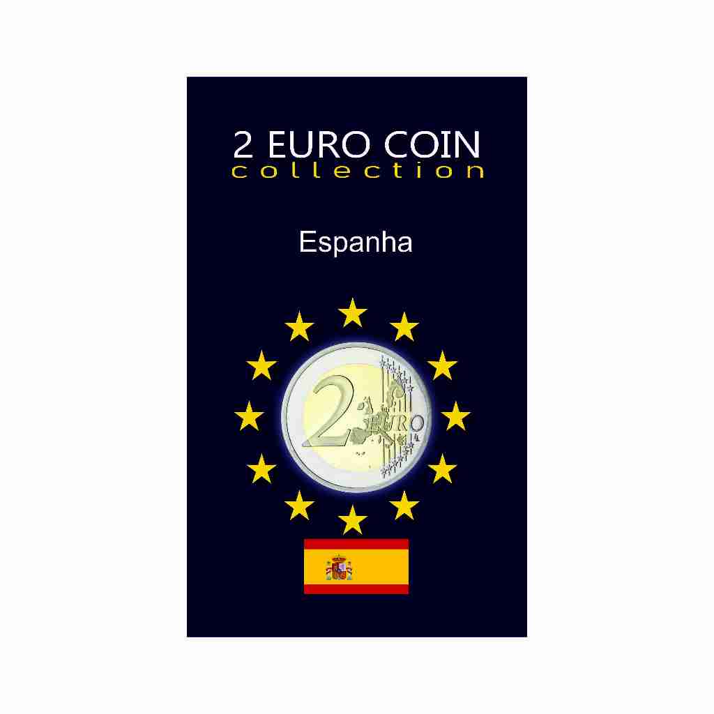 Álbum Para Moedas Comemorativas 2 Euros Espanha - Organizer