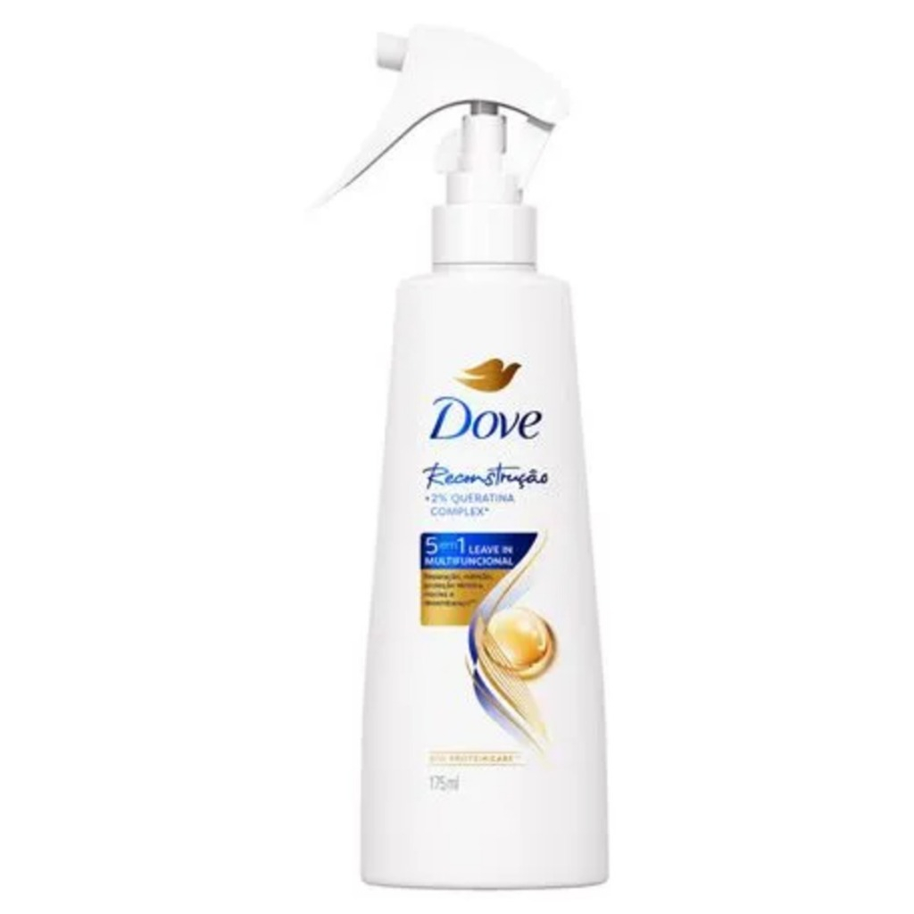 SPRAY DOVE 175ML RECONSTRUÇÃO LEAVE-IN.