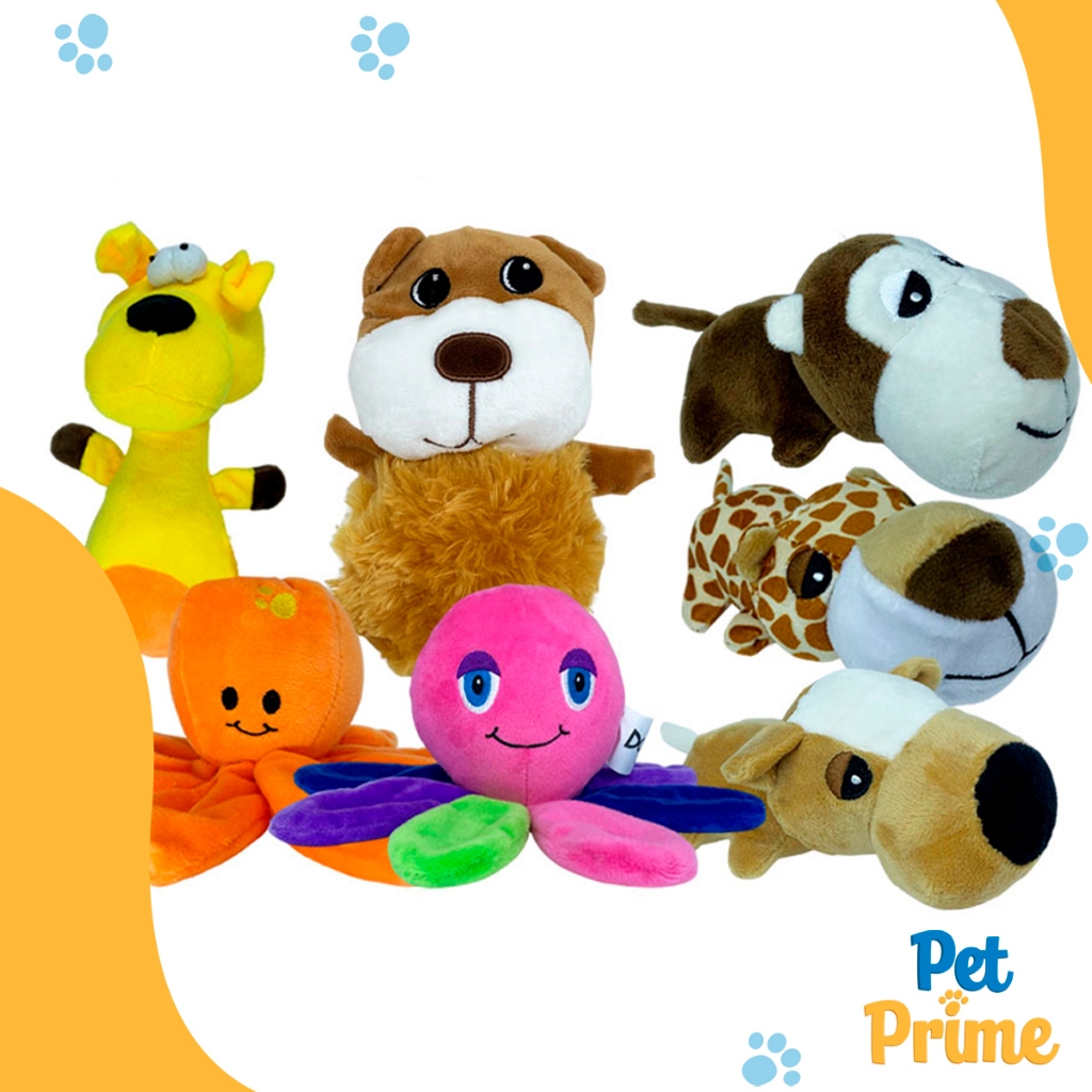 Brinquedo Cachorro de Pelúcia com Apito Diversos Savana Pet