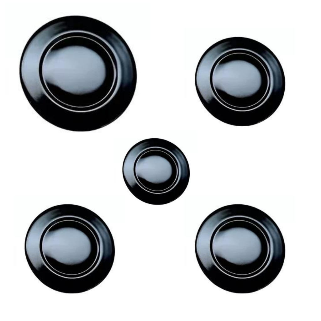 Kit Espalhador Tampa Peças Cooktop Compatível com Fogão Fischer 5 Bocas