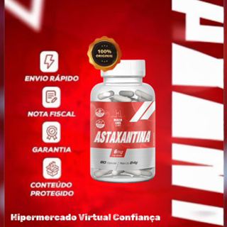 Astaxantina 6mg Health Labs 60 Cápsulas em Oferta na Shopee