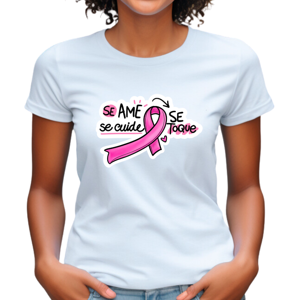 Blusa Outubro Rosa Camiseta Babylook Prevençao Contra Câncer de Mama babylook feminina plus laço