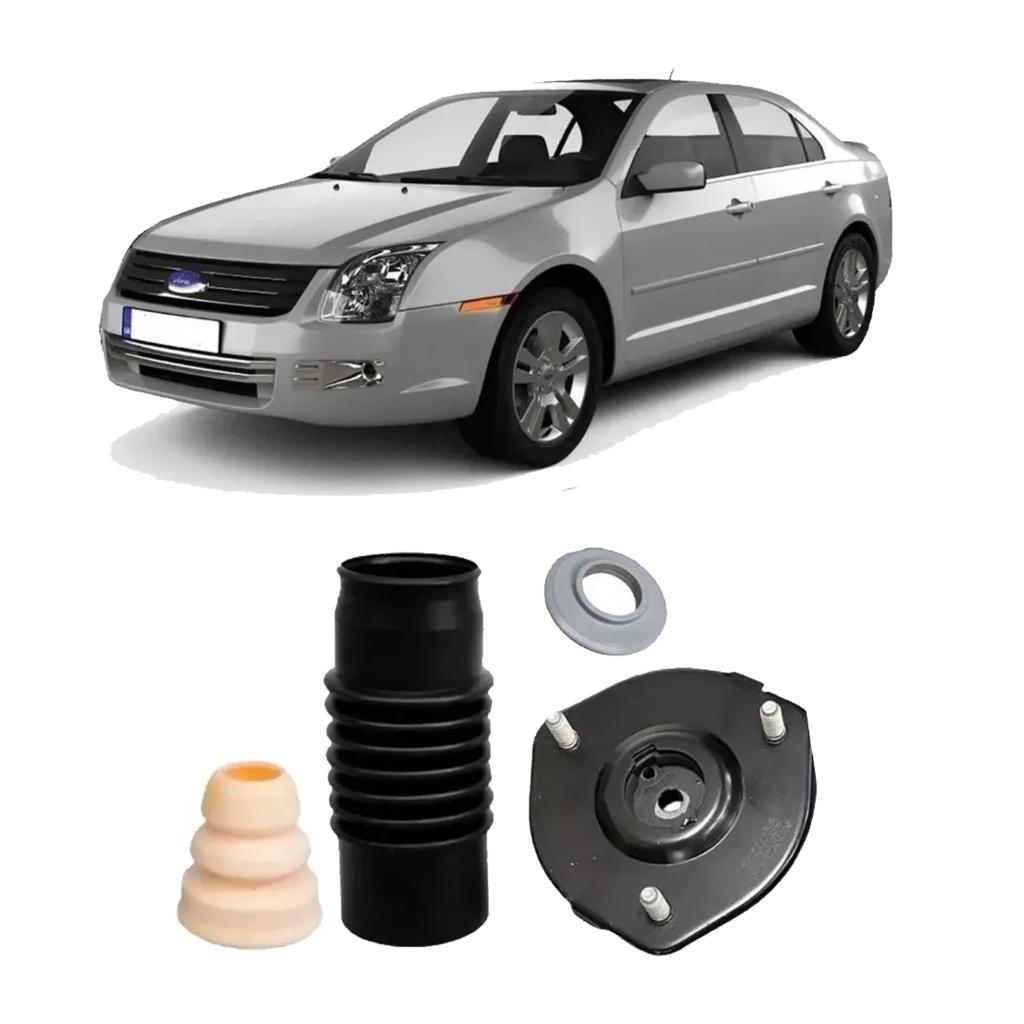 Coxim Roalmento Batente Coifa Dianteira Ford Fusion 2006 2007 2008 2009 2010 2011 A 2012 Kit 1 Lado
