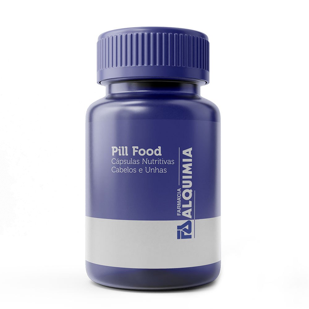 Pill Food 120 Doses Cápsulas Nutritivas para Cabelos e Unhas - Alquimia