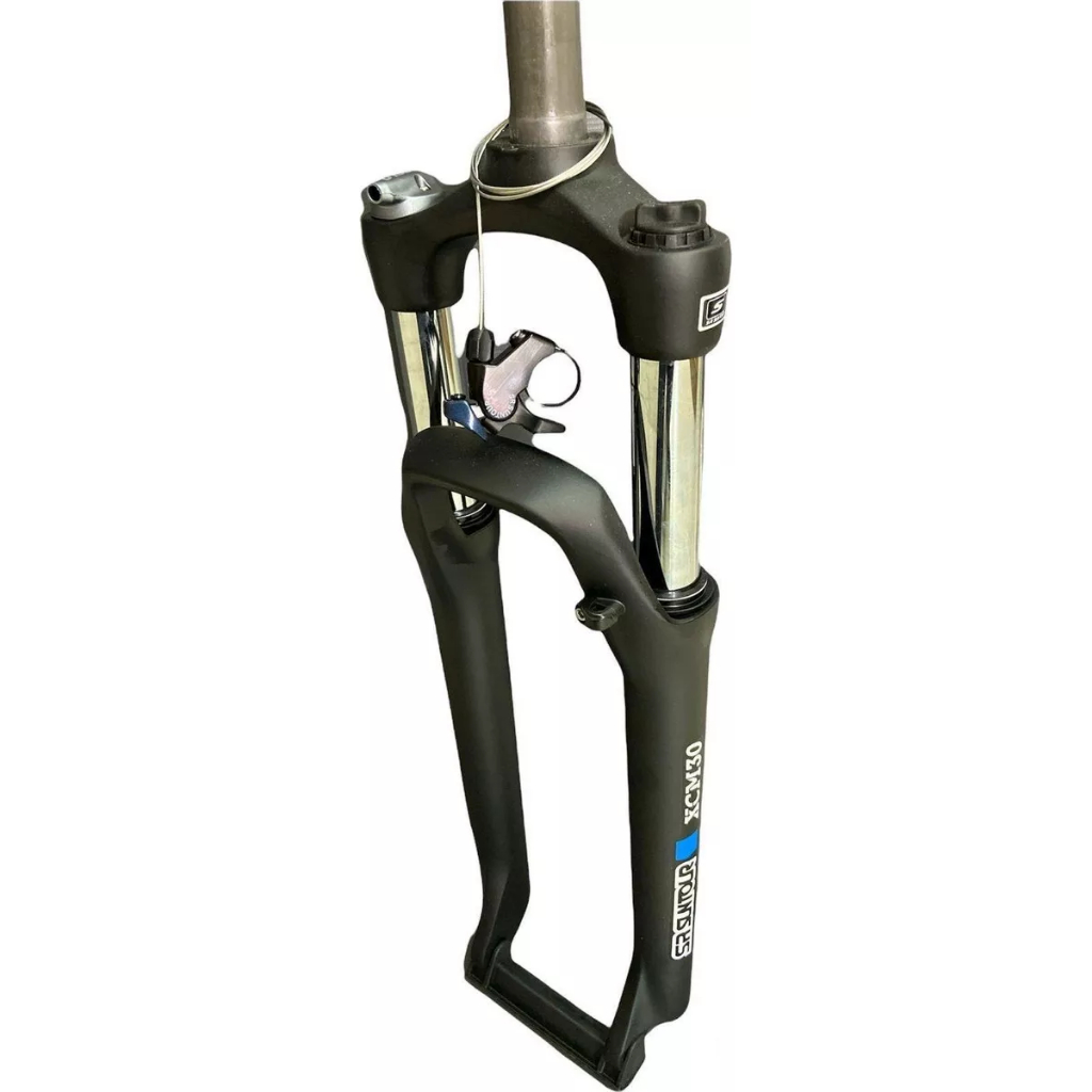 Garfo Suspensão Suntour Xcm Trava No Guidão Mtb em Oferta na Shopee