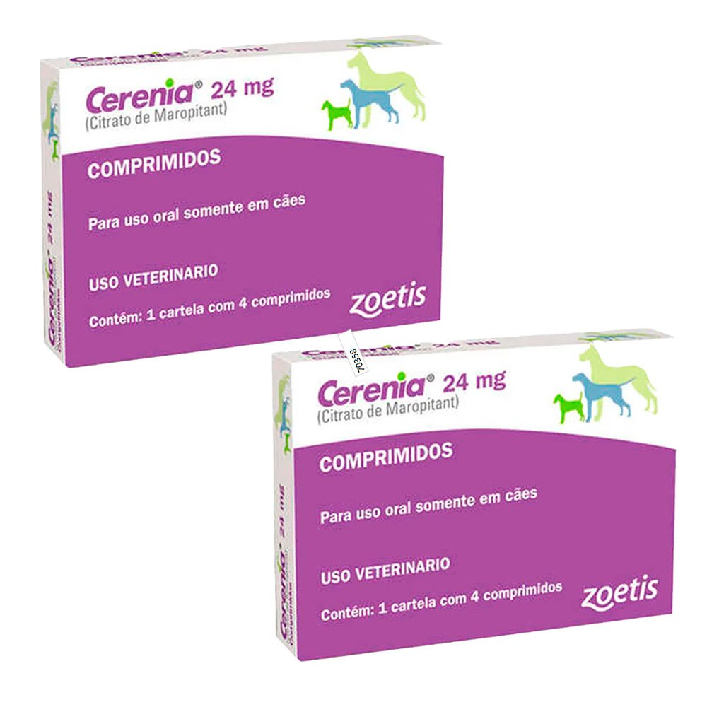 Kit 2un. Cerenia 24mg com 4 Comprimidos