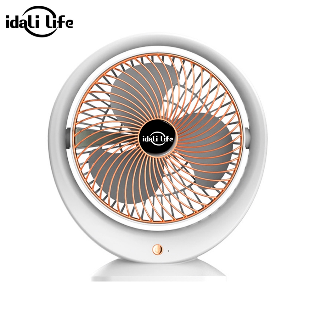 Ventilador Circulante Pequeno Inteligente Carregamento USB Silencioso com 3 Velocidades IDALI LIFE - Mobile & Gadgets