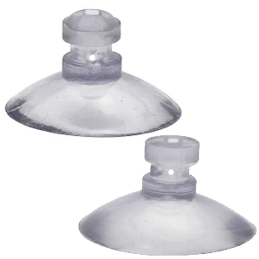 Kit 20 Ventosas 25mm em Silicone Pvc Ventosa Cabeça Chata Ou Redonda com Furo Lateral e Topo