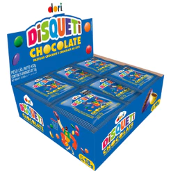 Confeito Disqueti Chocolate ao Leite C/24un 18g Dori