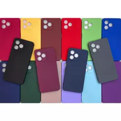 Capa Capinha Para Realme Note 50 C51 Silicone Aveludado Película Case
