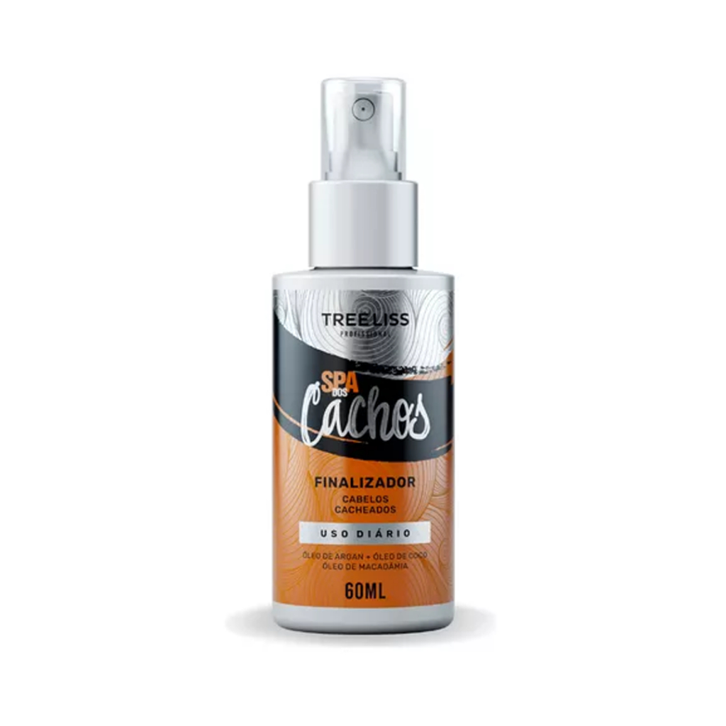 Finalizador Spa Dos Cachos Uso Diário Óleo de Argan, Coco e Macadâmia Tree Liss 60ml