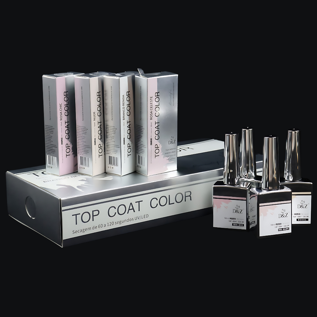 Top Coat Color D&Z 18ml UV/Led em Oferta na Shopee