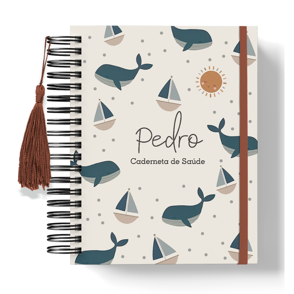 Caderneta de Vacinação Menino Capa Dura Personalizada em Oferta na Shopee