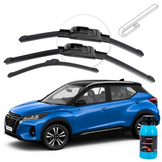 Palheta Limpador de Parabrisa Nissan Kicks ano 16 a  Hybrid Dianteira e Traseira em Oferta na Shopee
