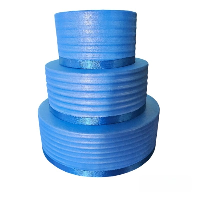 Base para bolo fake espátulado azul Royal em Oferta na Shopee