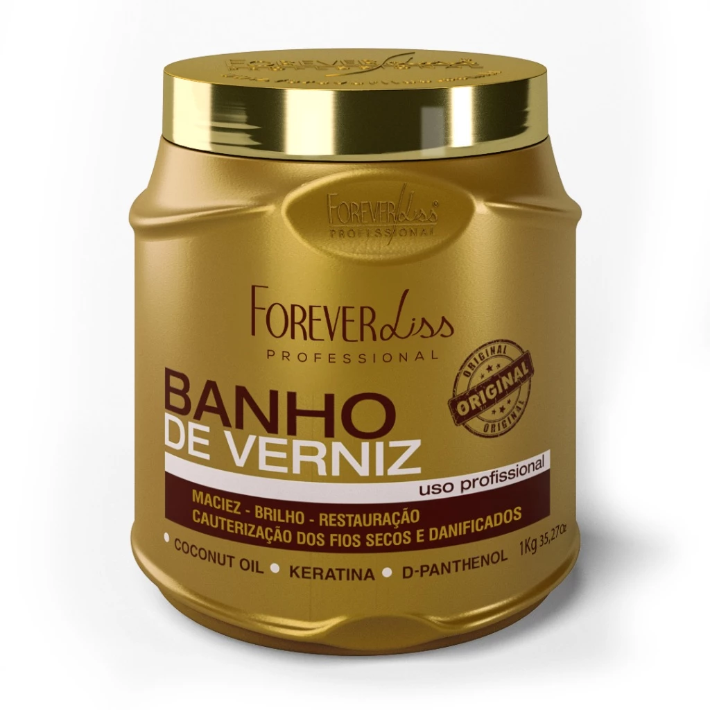 Máscara Banho De Verniz Forever Liss 1Kg — imagem 1
