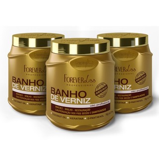 Combo Com 3 Máscaras Banho De Verniz Forever Liss em Oferta na Shopee