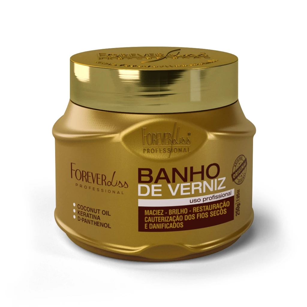 Máscara Banho De Verniz Forever Liss 250G — imagem 1