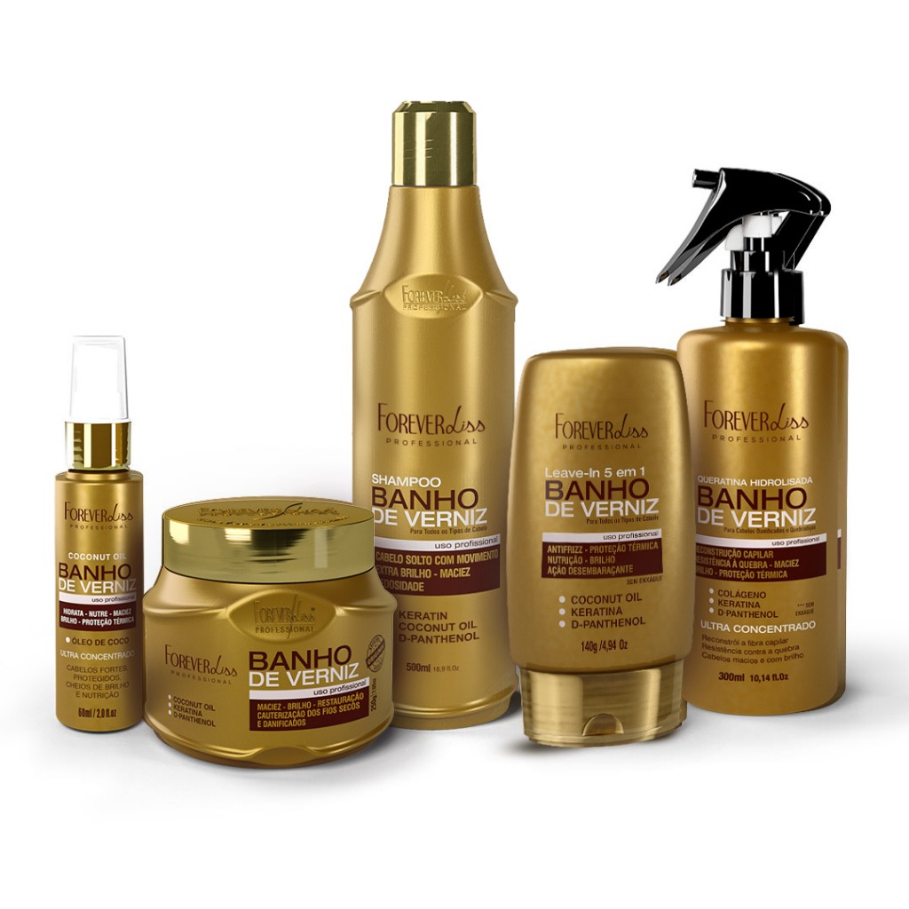 Kit Banho de Verniz Completo Forever Liss - Beauty