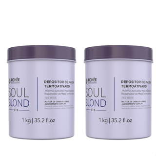 Kit Soul Blond Matizador 1kg Original Richée em Oferta na Shopee