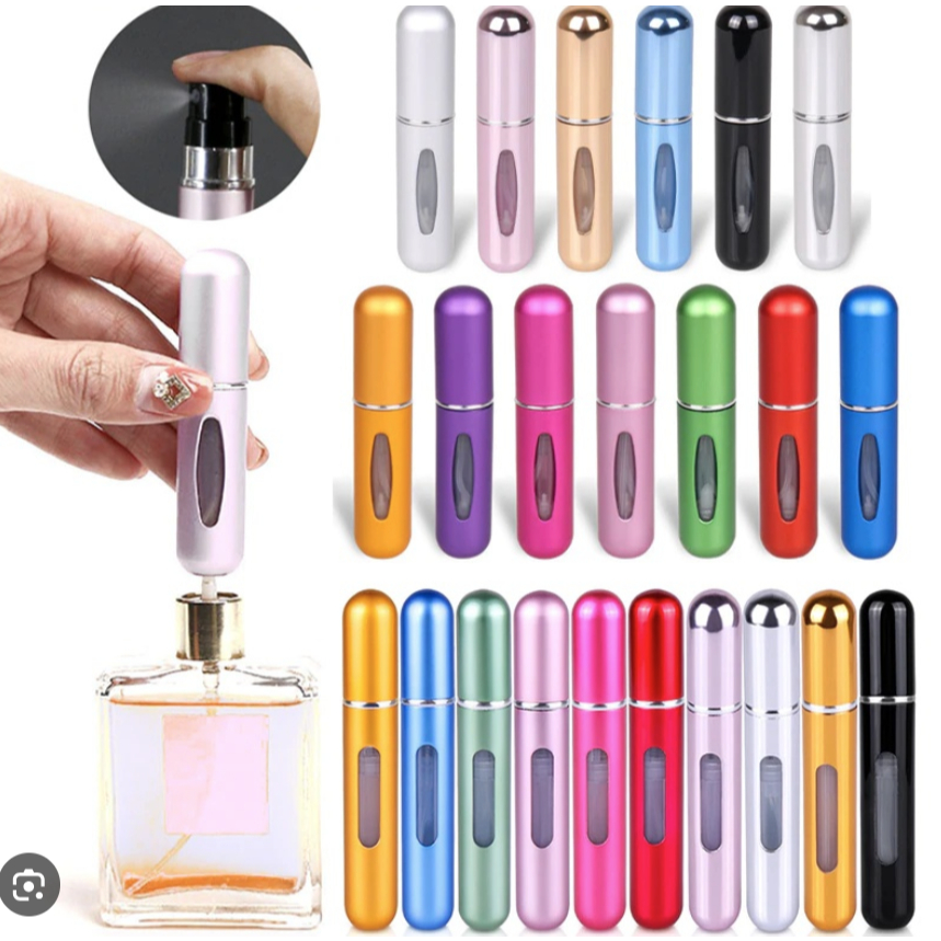 DAGUAN KIT 12 Pcs Porta Perfume Recarregavel Portatil Spray 5ml