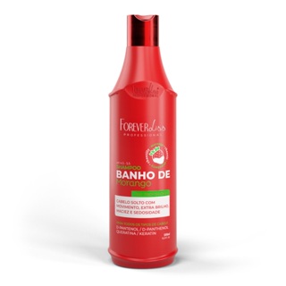 Shampoo Banho De Verniz Morango Forever Liss 500Ml em Oferta na Shopee