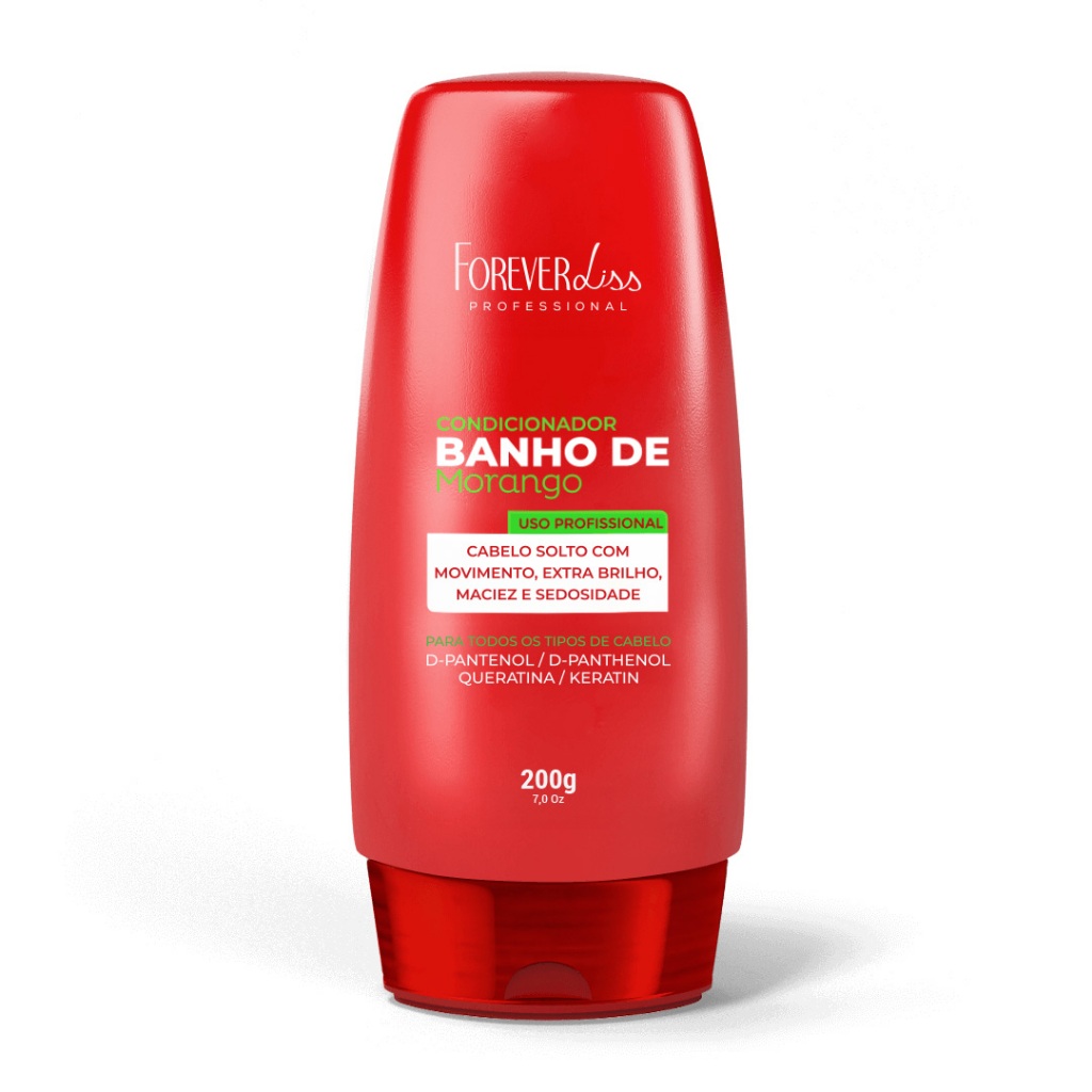 Condicionador Banho de Verniz Morango Forever Liss 200g - Beauty