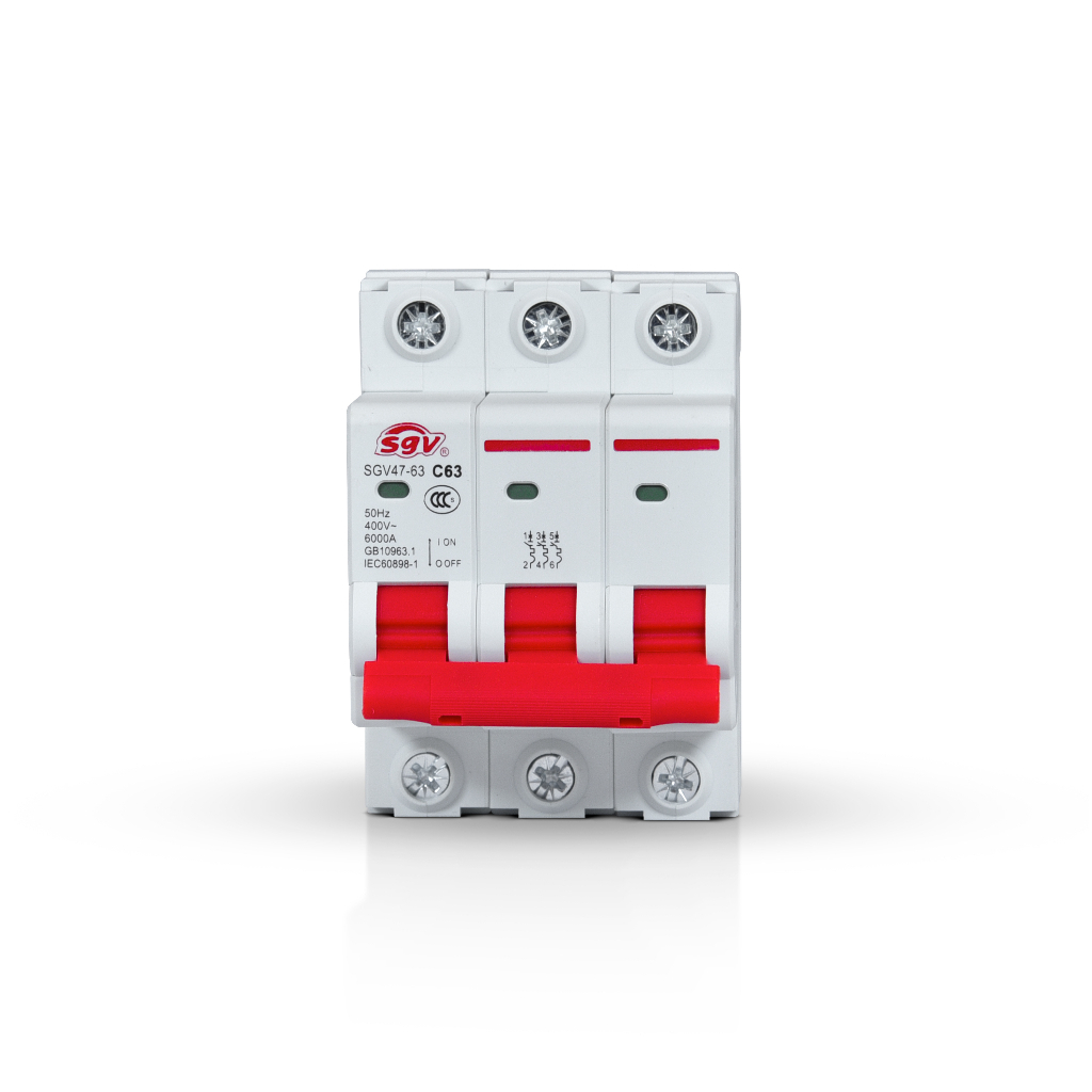 Disjuntor tripolar 63 A CA em Oferta na Shopee