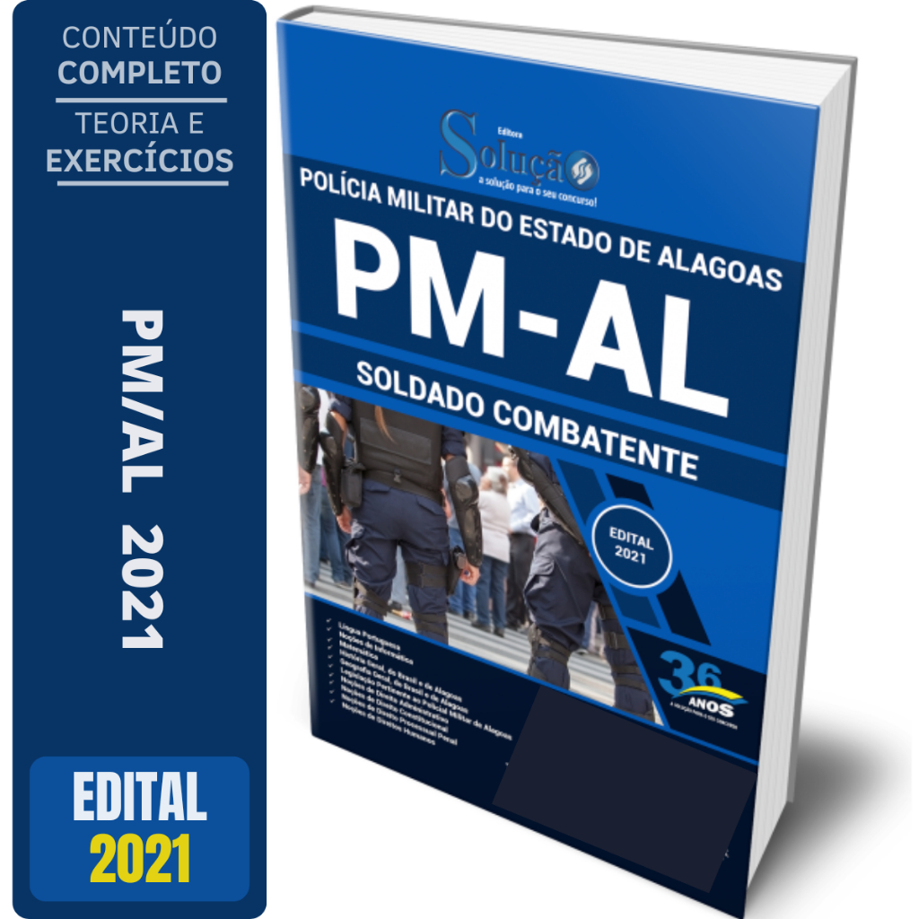 Imagem Apostila Soldado Concurso PM AL - Polícia Militar Alagoas