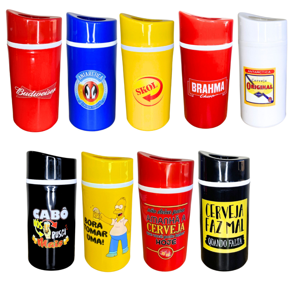 Porta Garrafa 600ml Térmico Suporte Camisinha Marcas Cerveja